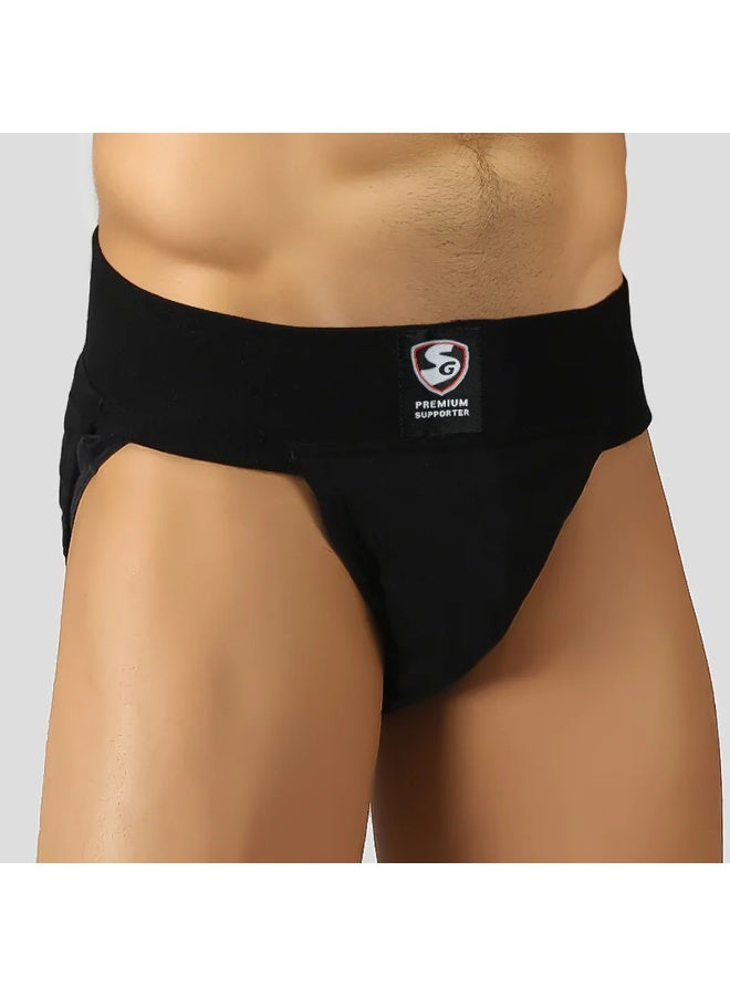 SG Premium Navy Supporter for Abdomen Guard Men's Size - Image 4